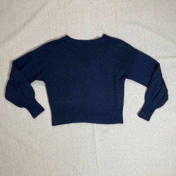 Sonoma Blue Balloon Sleeve Button-Front Cardigan - Small - Picture 3 of 10